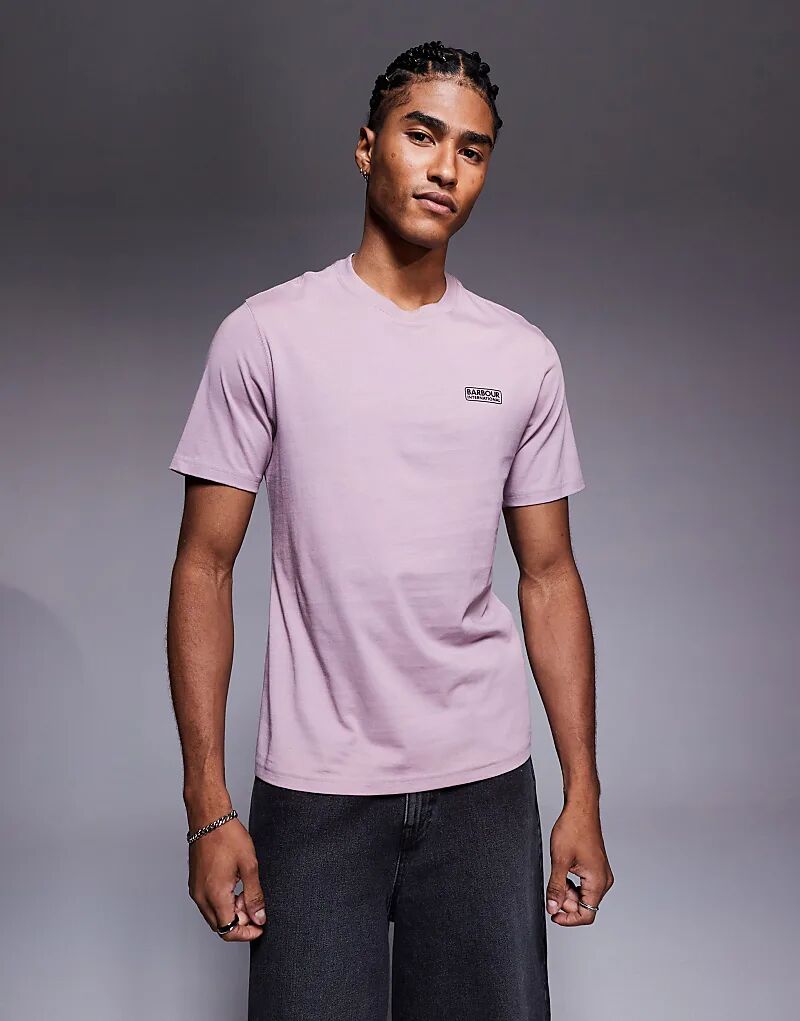 

Футболка с маленьким логотипом Barbour International цвета бузины