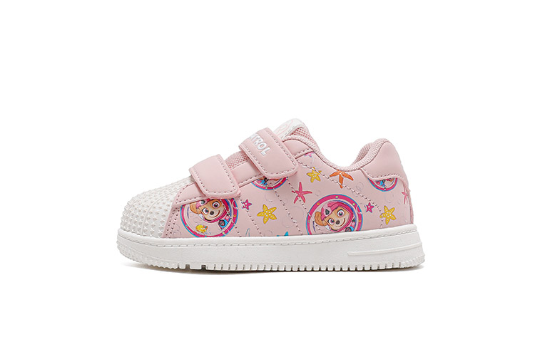 

Антискользящие износостойкие низкие детские скейтерские кроссовки Kids' PAW PATROL, розовый