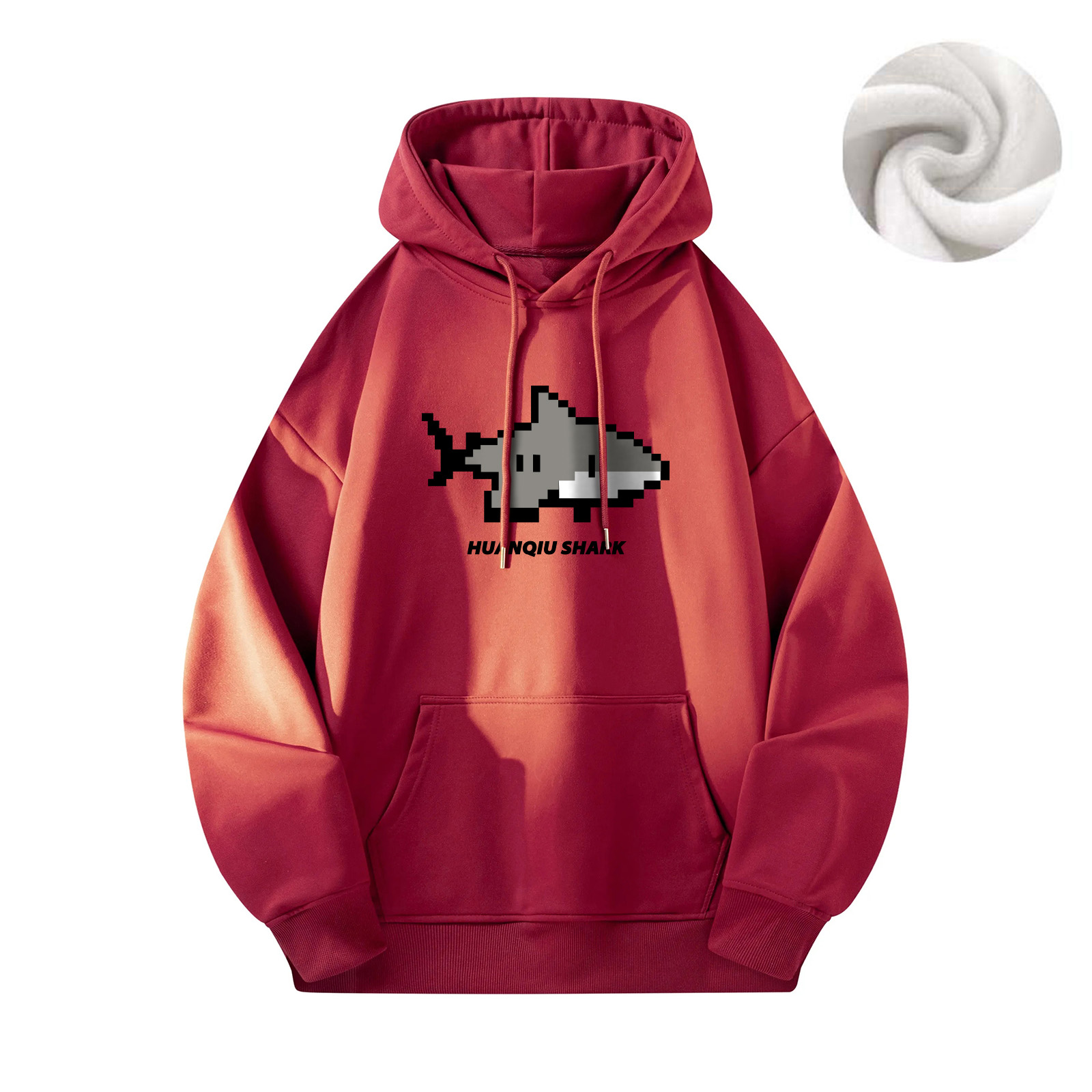 

Унисекс свитшот HUANQIU, Burgundy (Thickened And Fleece-Lined)