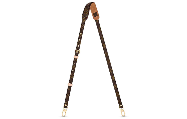 

LOUIS VUITTON Кожаные наплечные ремни мужские коричневые