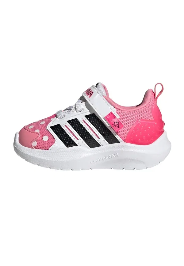 Кроссовки детские Lightorama rnr minnie el i baby shoes Adidas Performance, нежно-розовый черный ярко-розовый