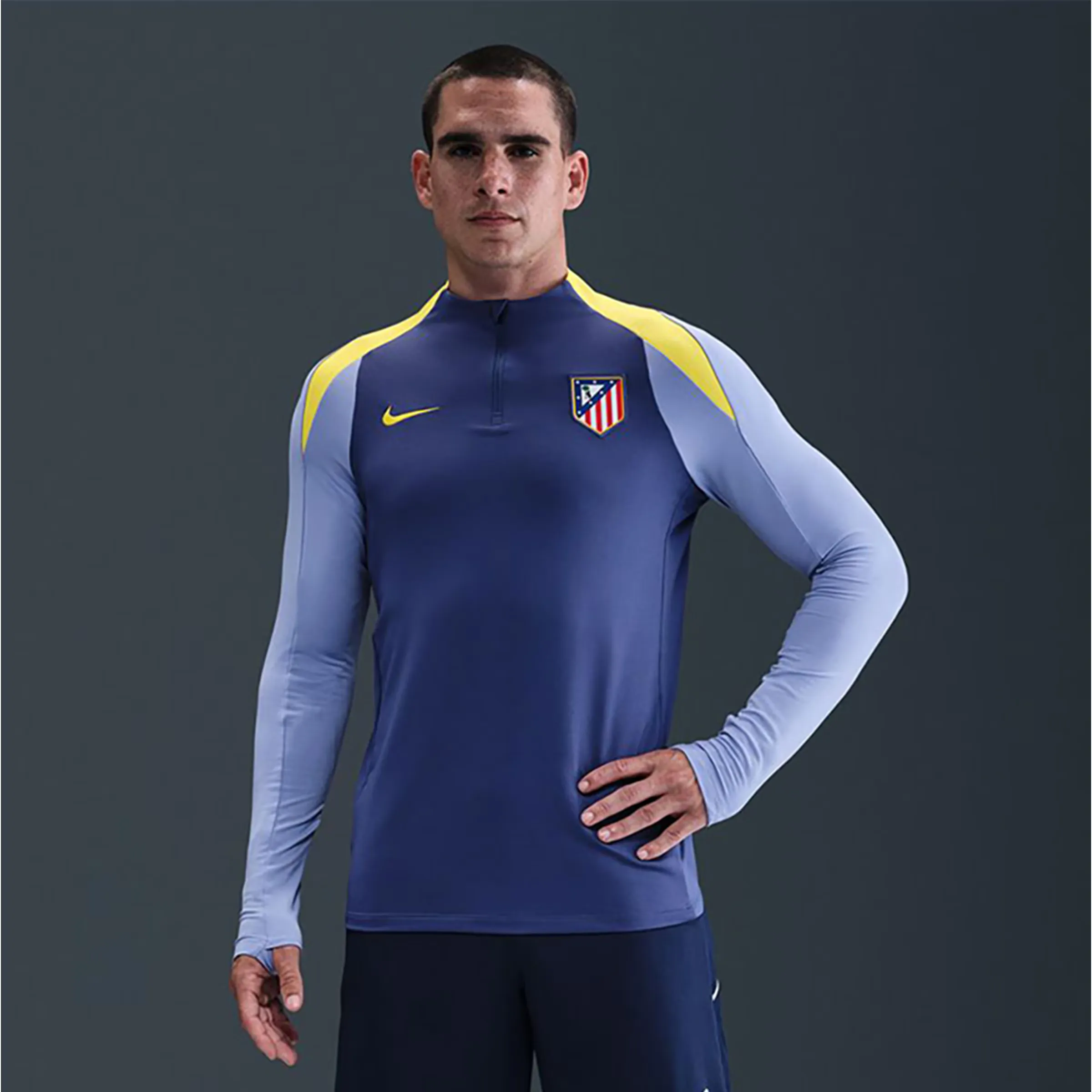 

Футболка мужская Atlético de Madrid 2025-2026 Strike Nike, фиолетовый
