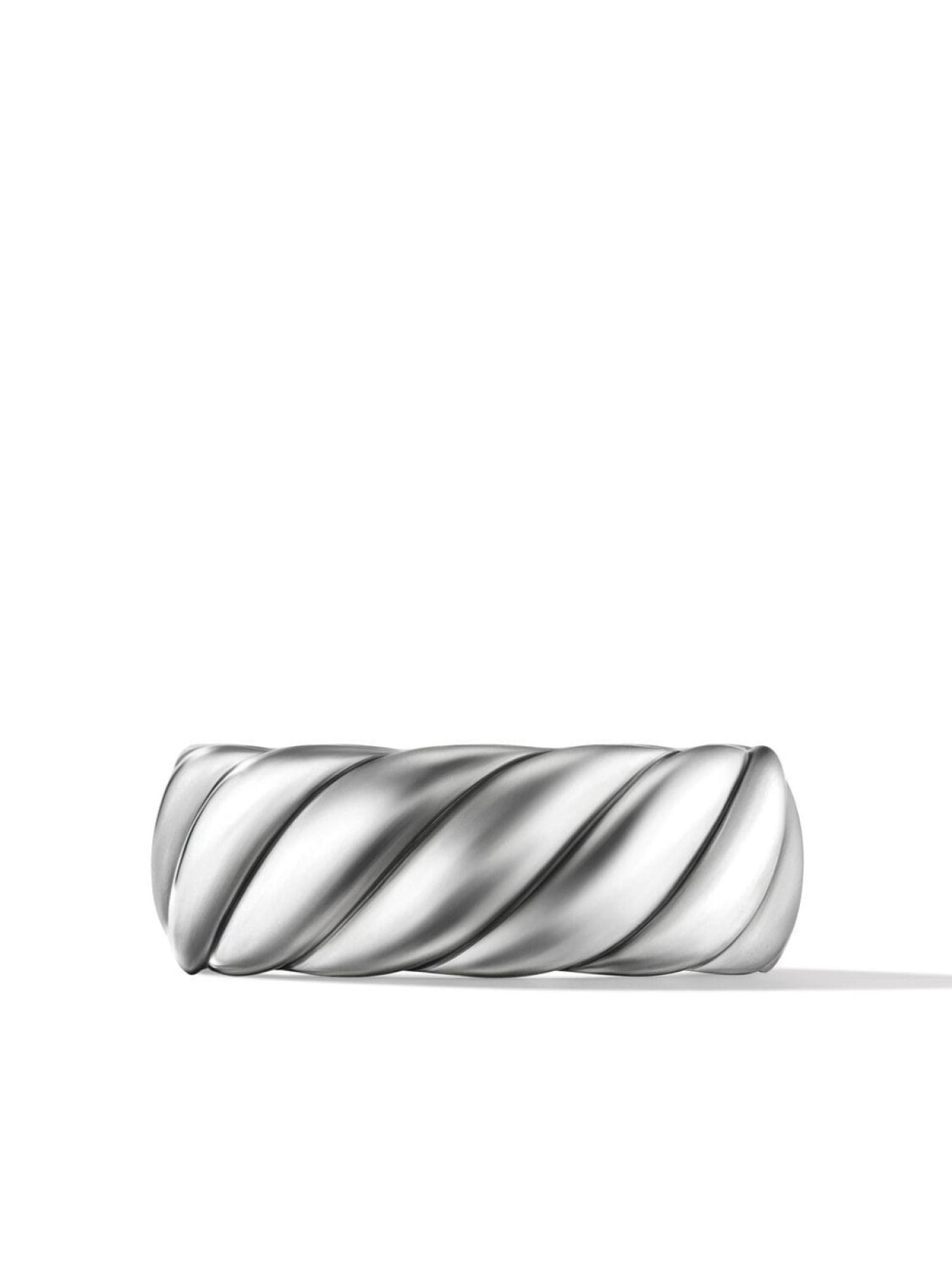 

Серебряное кольцо Sculpted Cable Contour David Yurman, серебряный