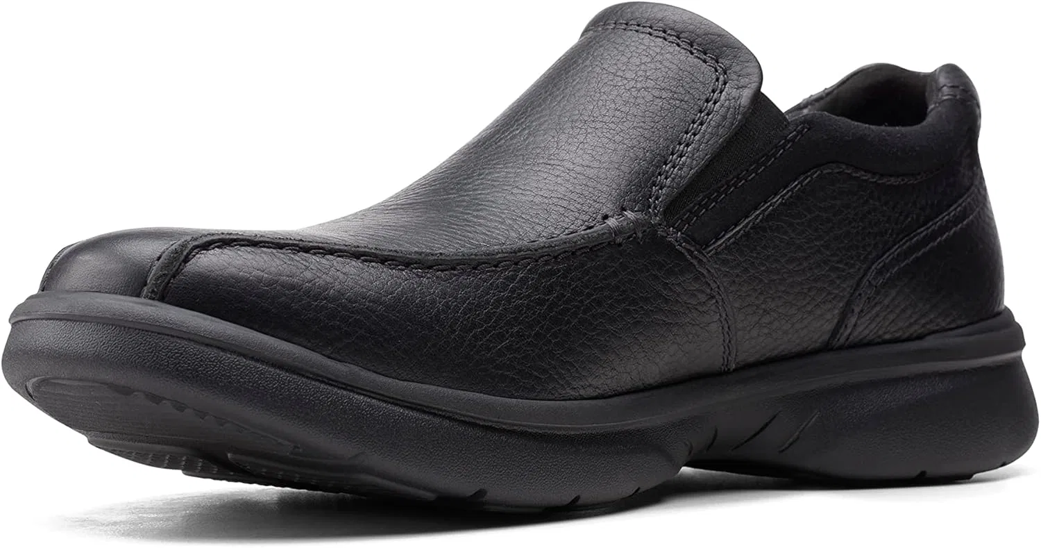 Мужские туфли Clarks Bradley Step, Blk Tumbled Lea