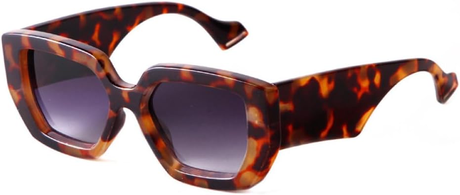 

Солнцезащитные очки MUTYNE в большой квадратной оправе, винтажные, для женщин, для уличной стрельбы, универсальные, модные, мужские, с защитой от УФ-излучения UV400, C5 Pattern Grey