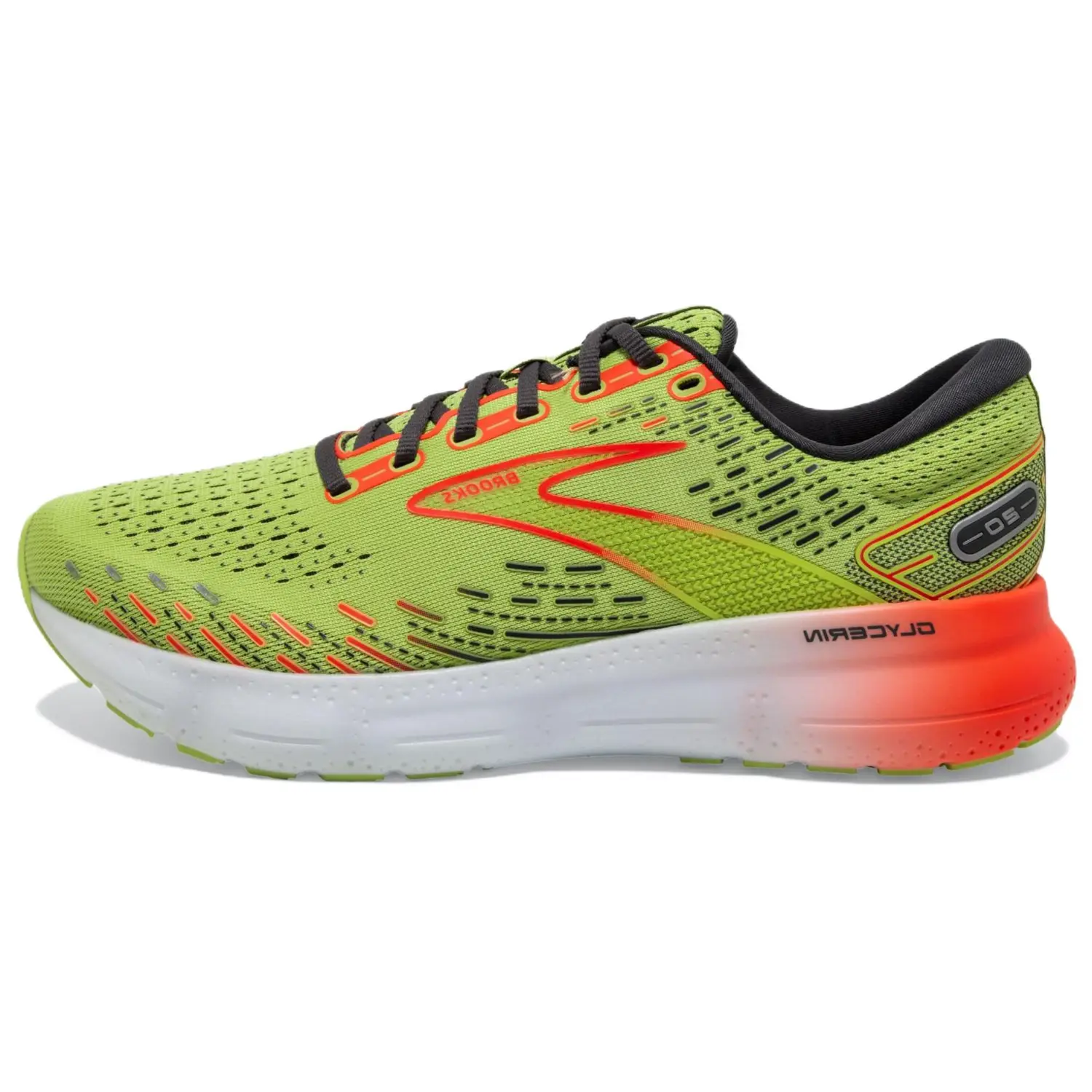 

Кроссовки Brooks Glycerin 20 'Lime Red Ebony', зеленый