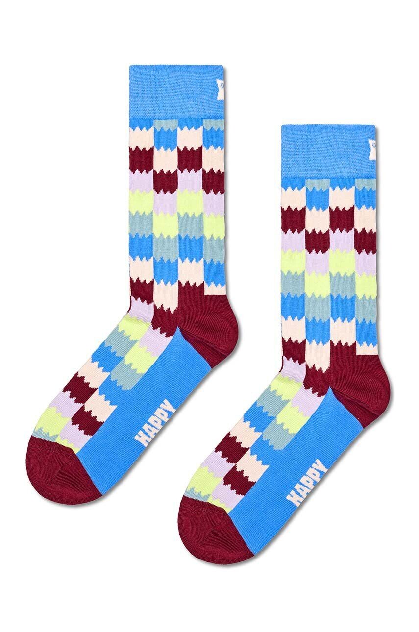 

Носки в клетку Dizzy Happy Socks, синий
