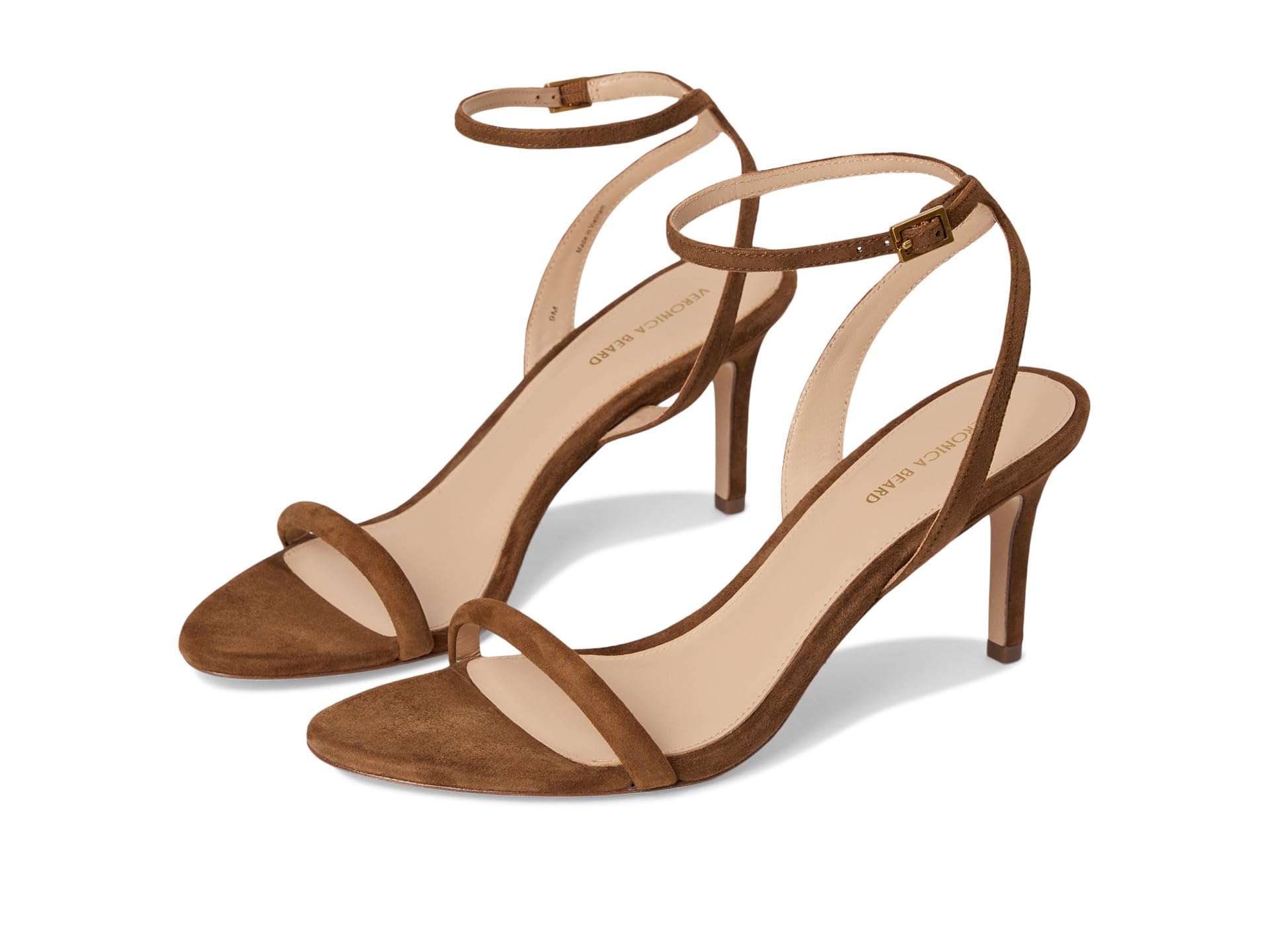 Сандалии Veronica Beard Sylvie 75, цвет Chestnut Brown Suede