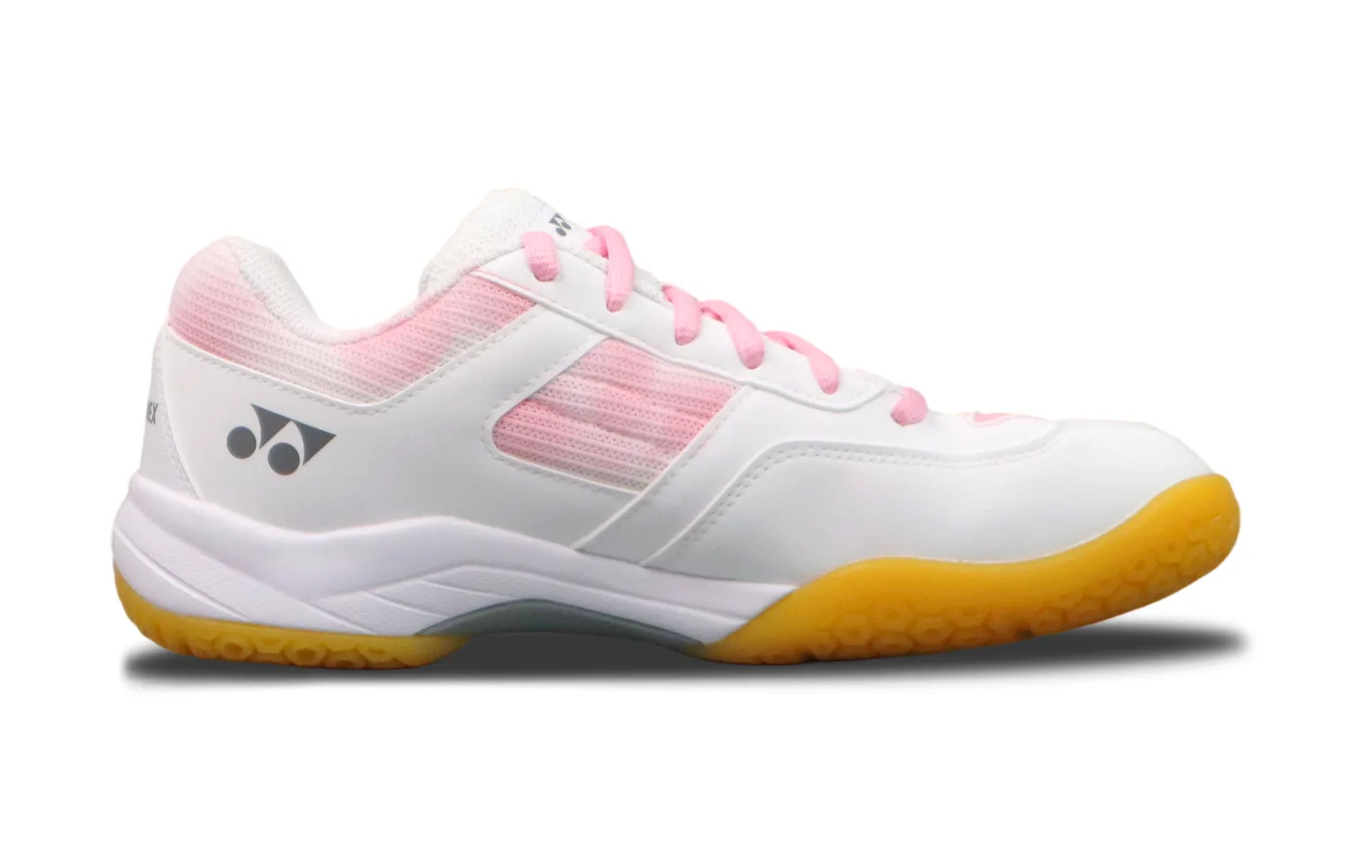YONEX Кроссовки для бадминтона Power Cushion с амортизацией, износостойкие, дышащие, низкие, унисекс, бело-розовые — фото 4