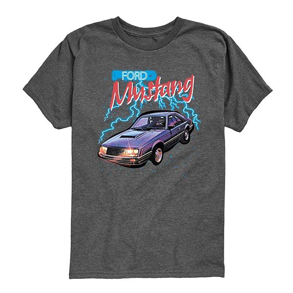 

Футболка с принтом Ford Mustang Lightning для мальчиков 8-20 Licensed Character, Heather Charcoal