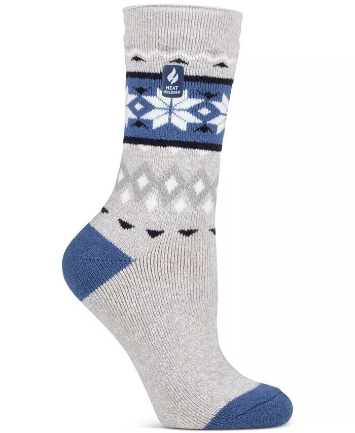 

Женские носки Lite Melissa Fairisle Crew Heat Holders, серый