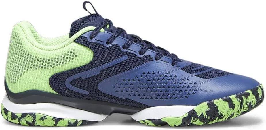Теннисные кроссовки PUMA Unisex Solarattack RCT, Navy Fast Yellow White Blue — фото 4