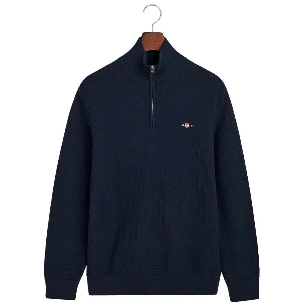 

Свитер Gant 8030214 half zip, синий