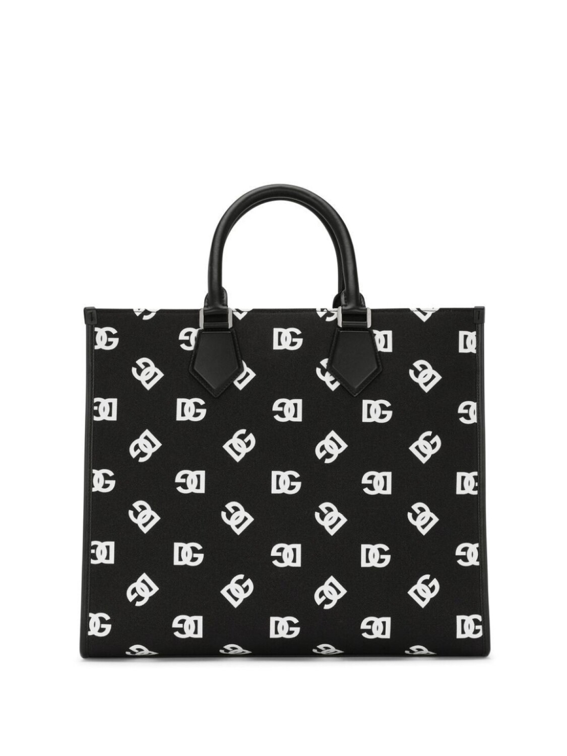 

Dolce & Gabbana большая сумка-тоут с логотипом DG, черный