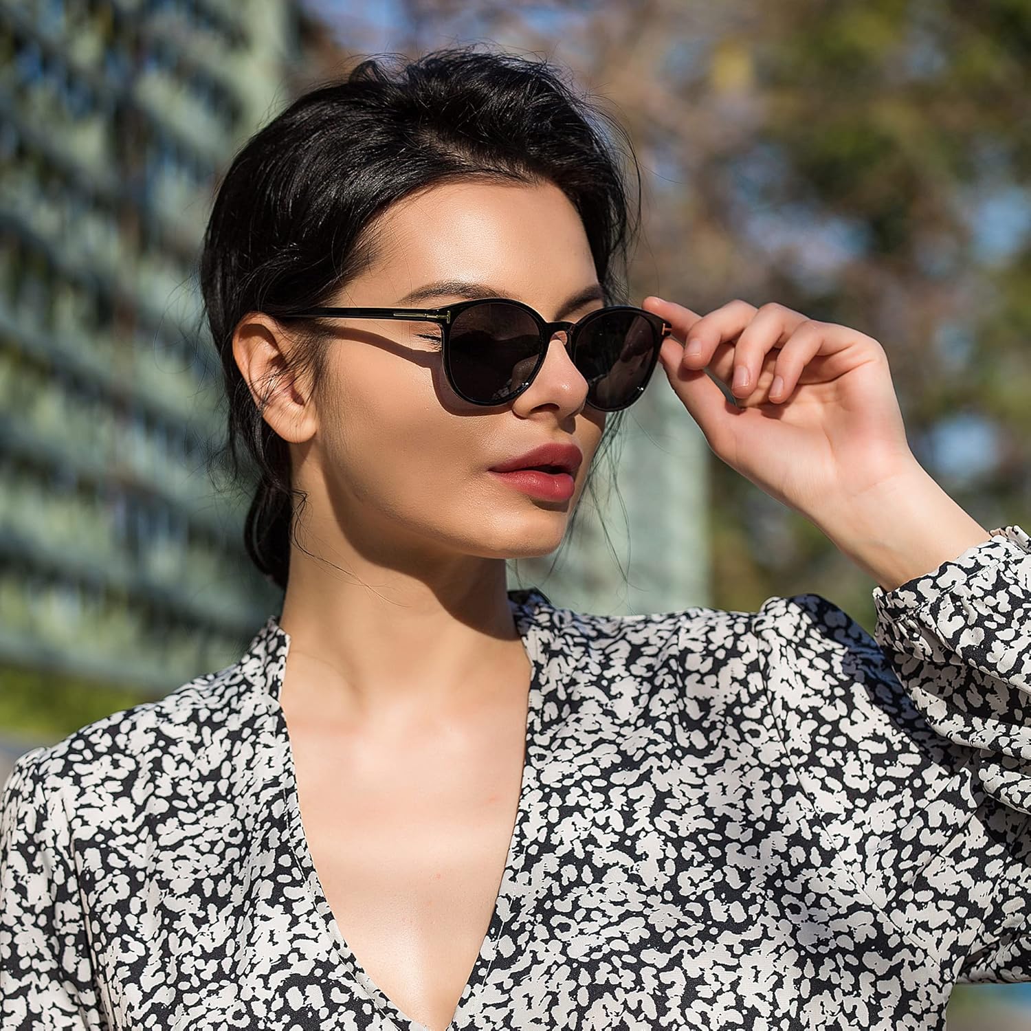 

Солнцезащитные очки YEIN, комплект из 3 пар, для мужчин и женщин, с защитой от УФ-излучения, винтажная квадратная полноразмерная оправа, Tr1708_tortoise+clear Pink+yellow