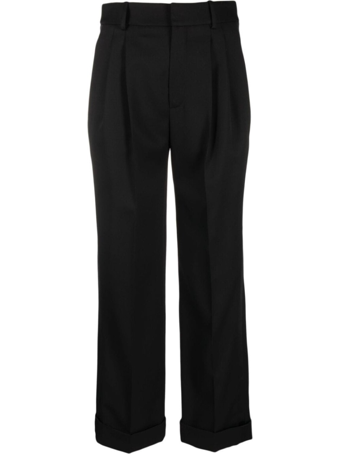

Saint Laurent однотонные брюки, черный