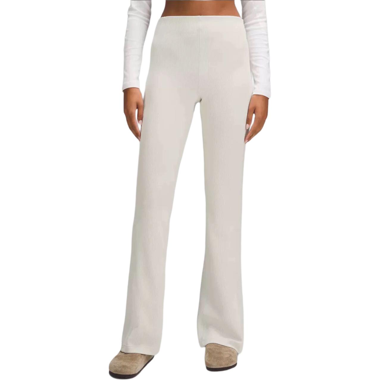 

Мягкие стрейчевые повседневные брюки для женщин Lululemon, белый