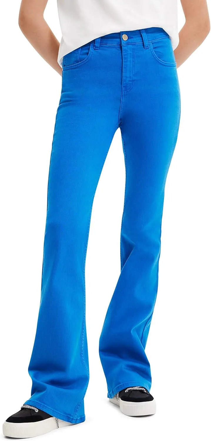 

Desigual Женские Джинсы Mia, 5020 Mineral Blue