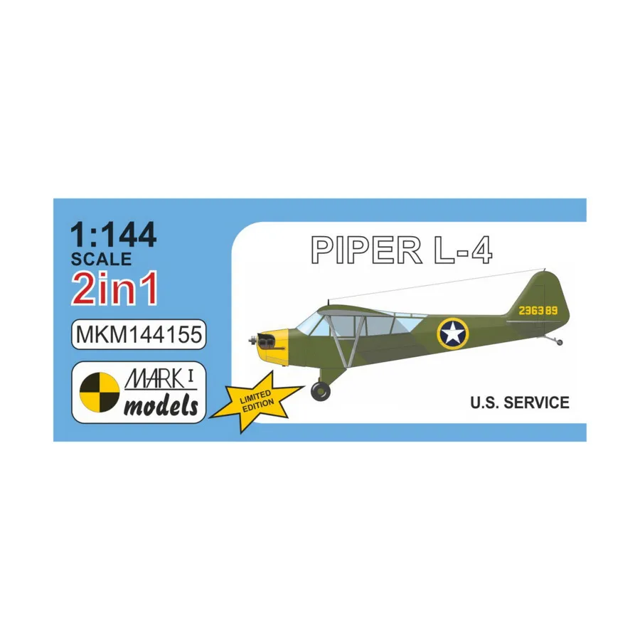 

Пайпер Л-4 Кузнечик, Aircraft Models (1:144) (Mark I Models)
