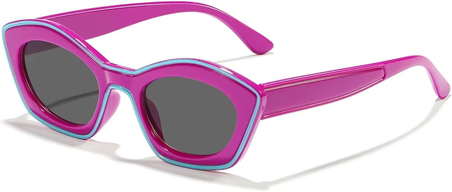 

Солнцезащитные очки с защитой от УФ-излучения UV400 | Линзы цвета «кошачий глаз» | Для женщин и мужчин, для занятий спортом на открытом воздухе и вождения DSVIGF, Purple