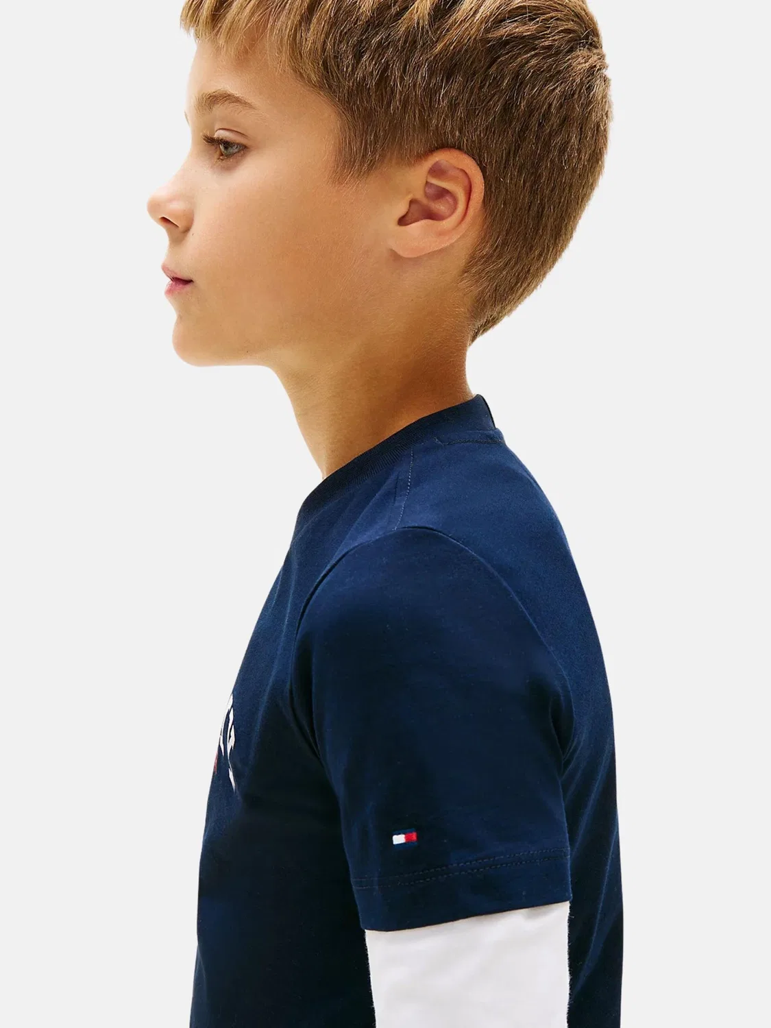 Футболка Tommy Hilfiger Kids, Navy — фото 4