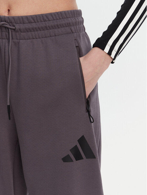 Свободные спортивные штаны Z.N.E. Barrel JC5411 Adidas, серый — фото 4