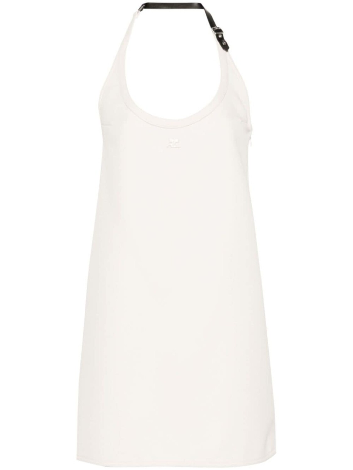 

Мини-платье Babydoll Courrèges, бежевый
