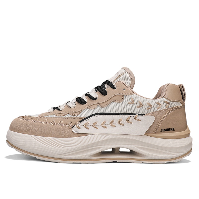 

King Jinmai Мужские низкие кеды повседневные хаки, цвет Khaki