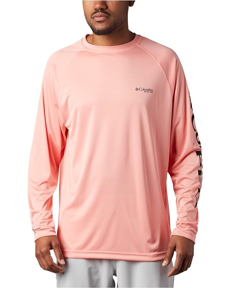 

Рубашка Columbia Terminal Tackle L/S, цвет Sorbet/Black Logo
