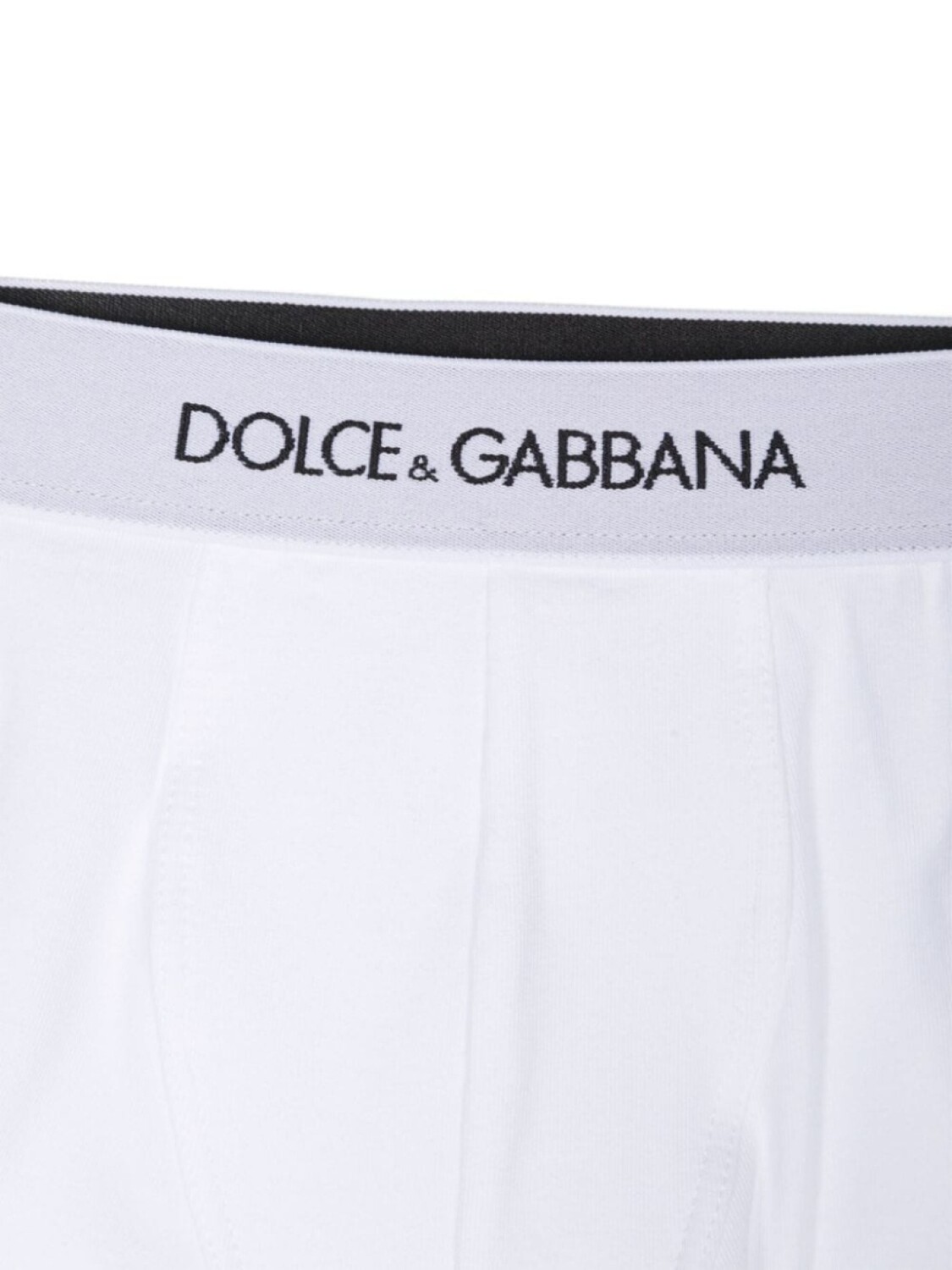 Dolce & Gabbana Kids трусы-боксеры с логотипом на поясе (упаковка из двух шт.), белый — фото 2