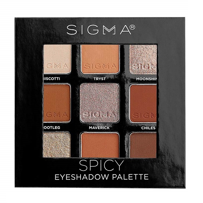 

Палитра теней для век spicy eyeshadow palette Sigma, количество 1 шт.