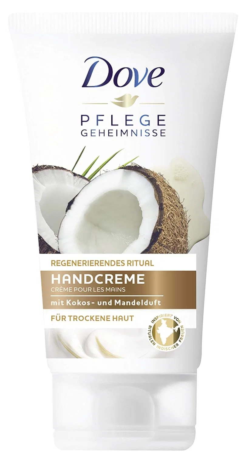 Женский крем для рук Dove Care Secrets, кокос и миндаль (6 x 75 мл) Dove