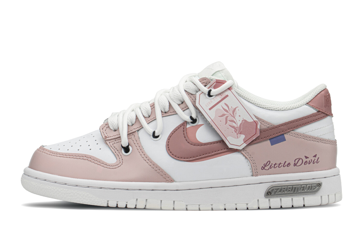 

Кроссовки Nike Dunk Skateboard Shoes Women's Low-Top White Pink