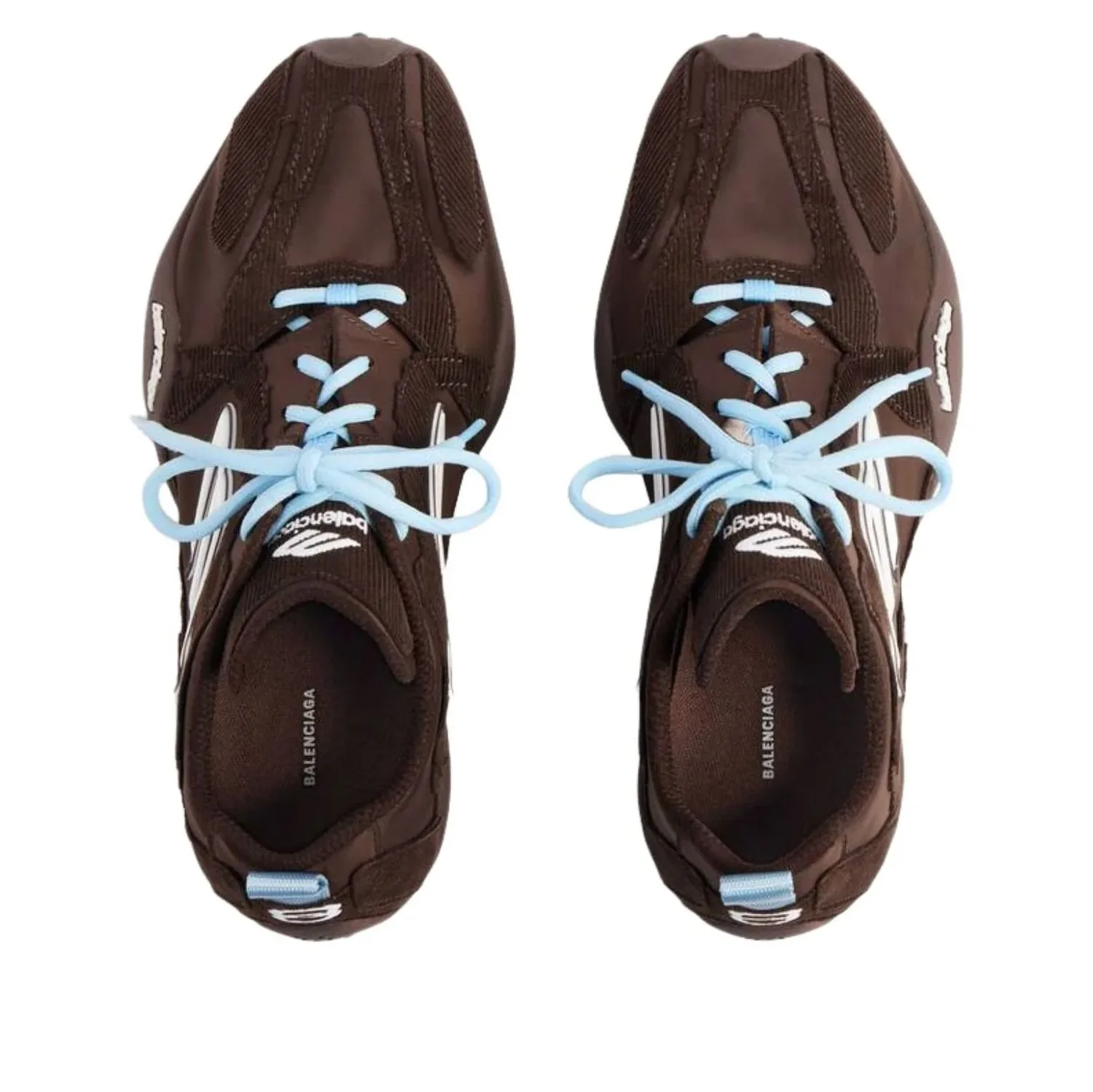 Кроссовки Balenciaga Monday Ultra 'Brown White Light Blue' — фото 3