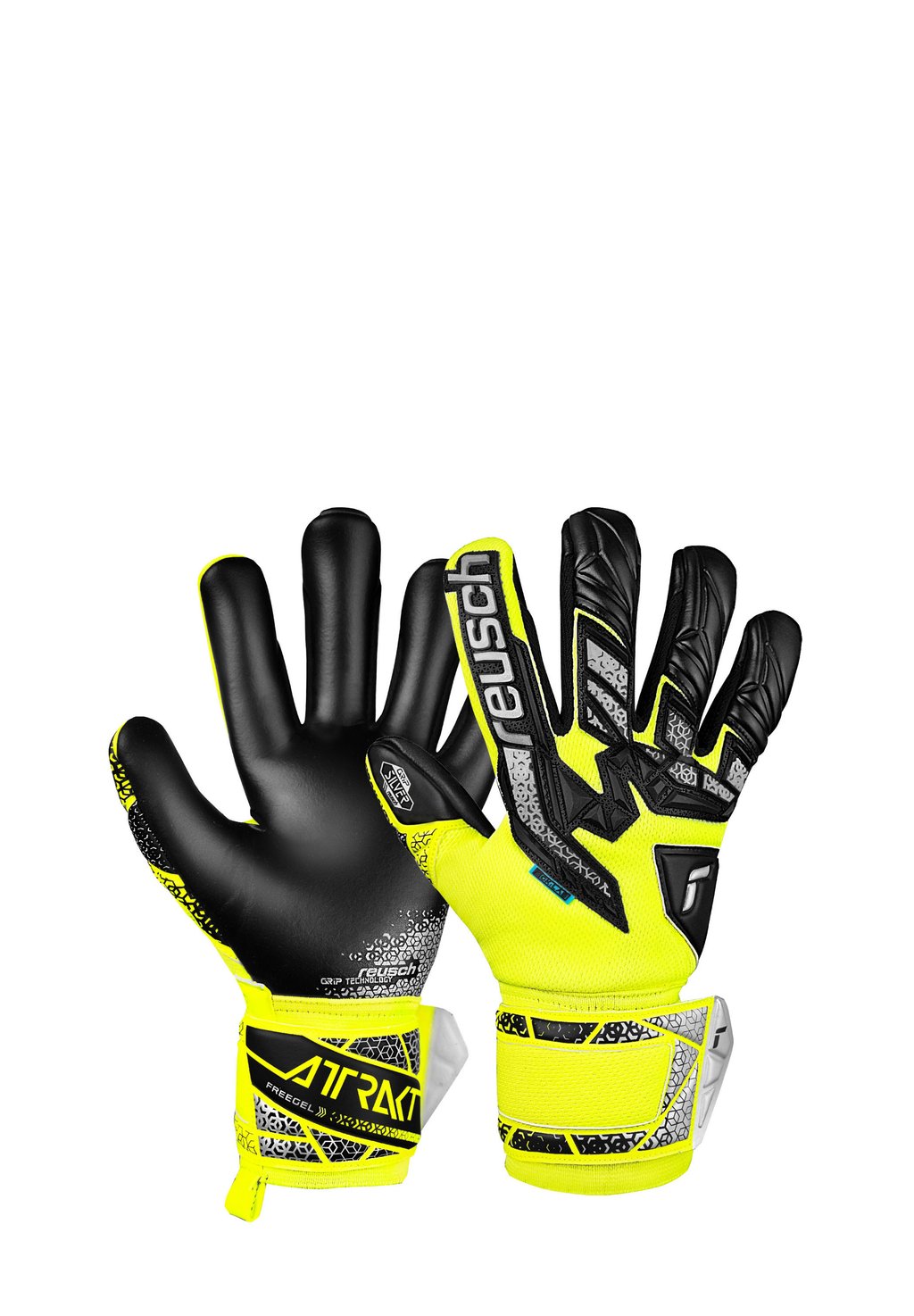 

Вратарские перчатки ATTRAKT FREEGEL Reusch, желтый