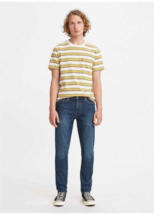 

Узкие синие мужские джинсовые брюки с нормальной талией Levis