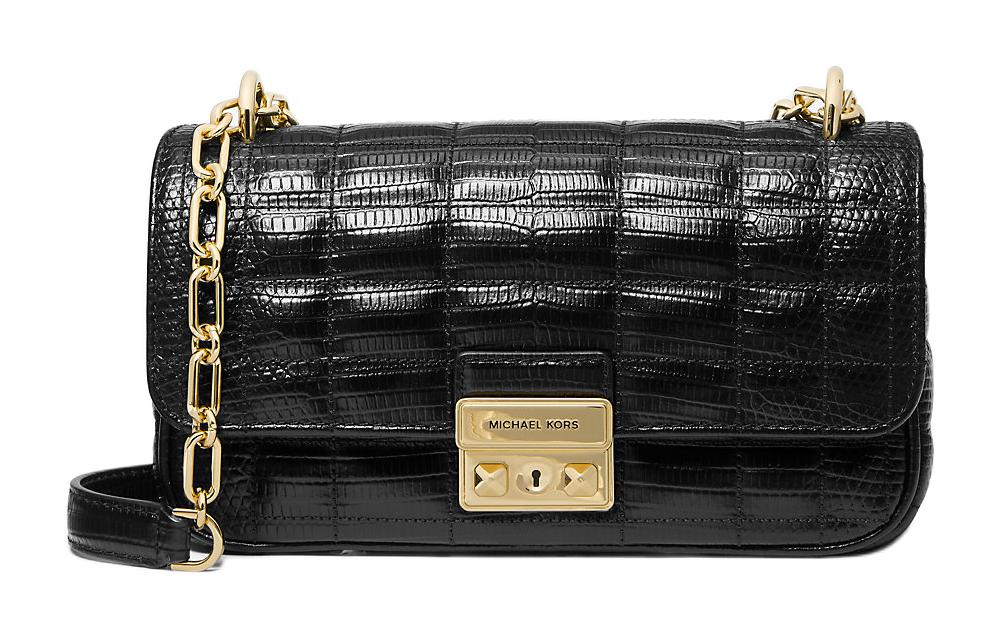 

MICHAEL KORS Кожаная сумка-кроссбоди с тиснением под ящерицу
