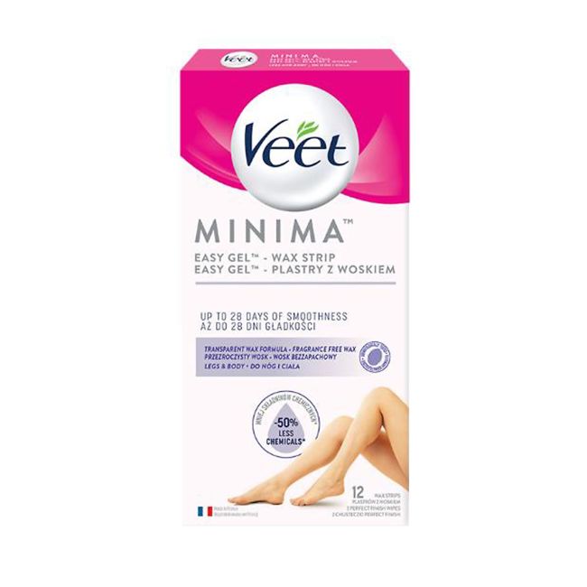 

Восковые полоски для депиляции ног и тела Minima (12 шт.) Veet