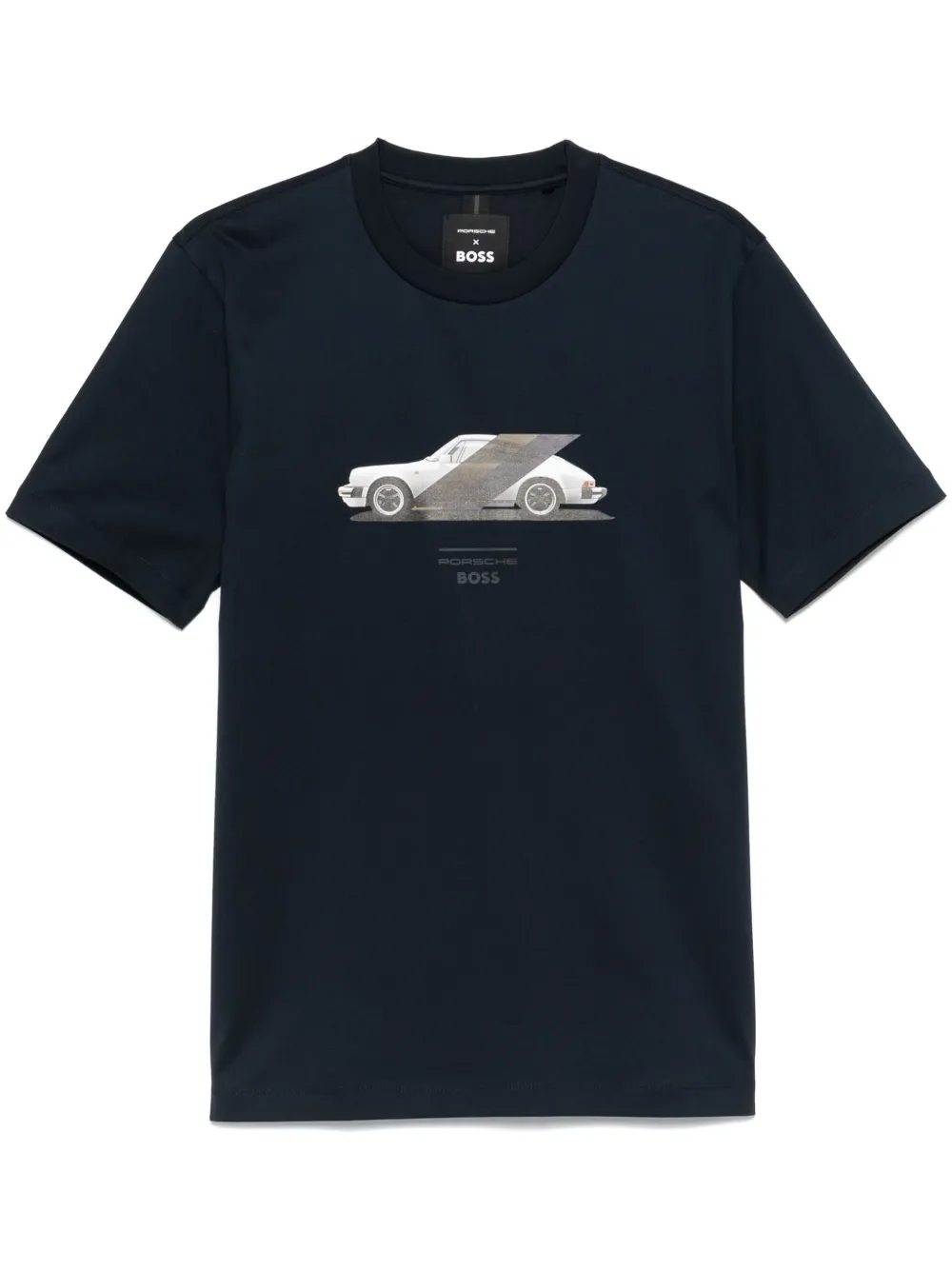 

Футболка из коллаборации с Porsche BOSS, синий