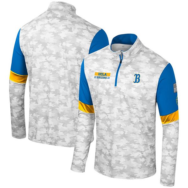 

Мужская ветровка quarter-zip с камуфляжным принтом UCLA Bruins OHT Military Appreciation Tomahawk Colosseum