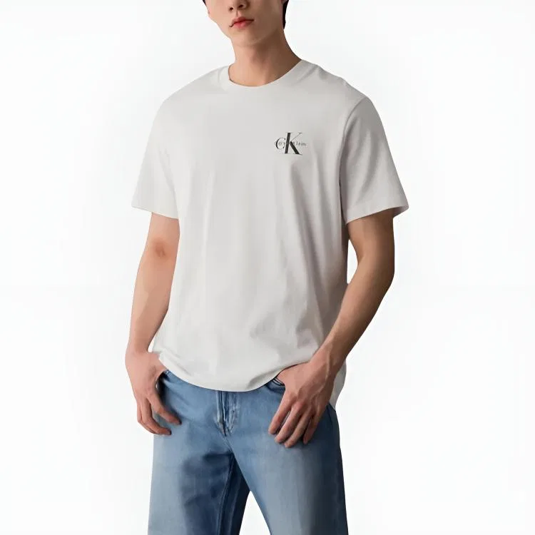 Футболка мужская White Calvin Klein — фото 3
