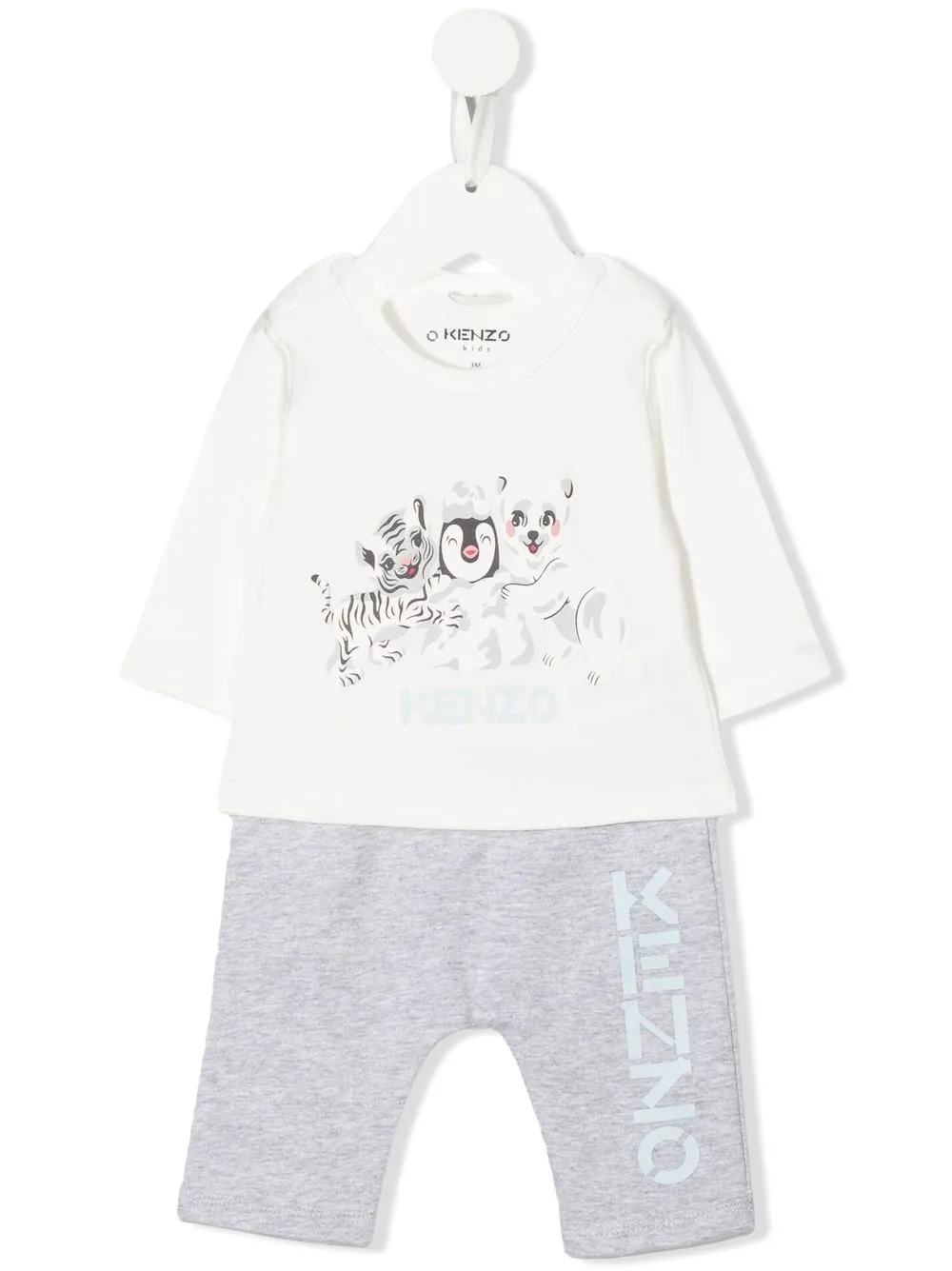 

Спортивный костюм с логотипом Kenzo Kids, серый
