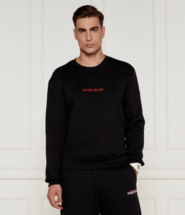 

Утепленный свитер Slim fit Guess Jeans, черный