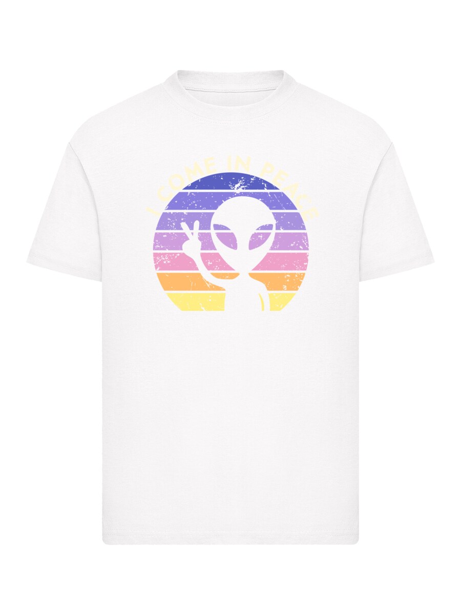 

Рубашка F4NT4STIC Alien Peace Sunset, белый