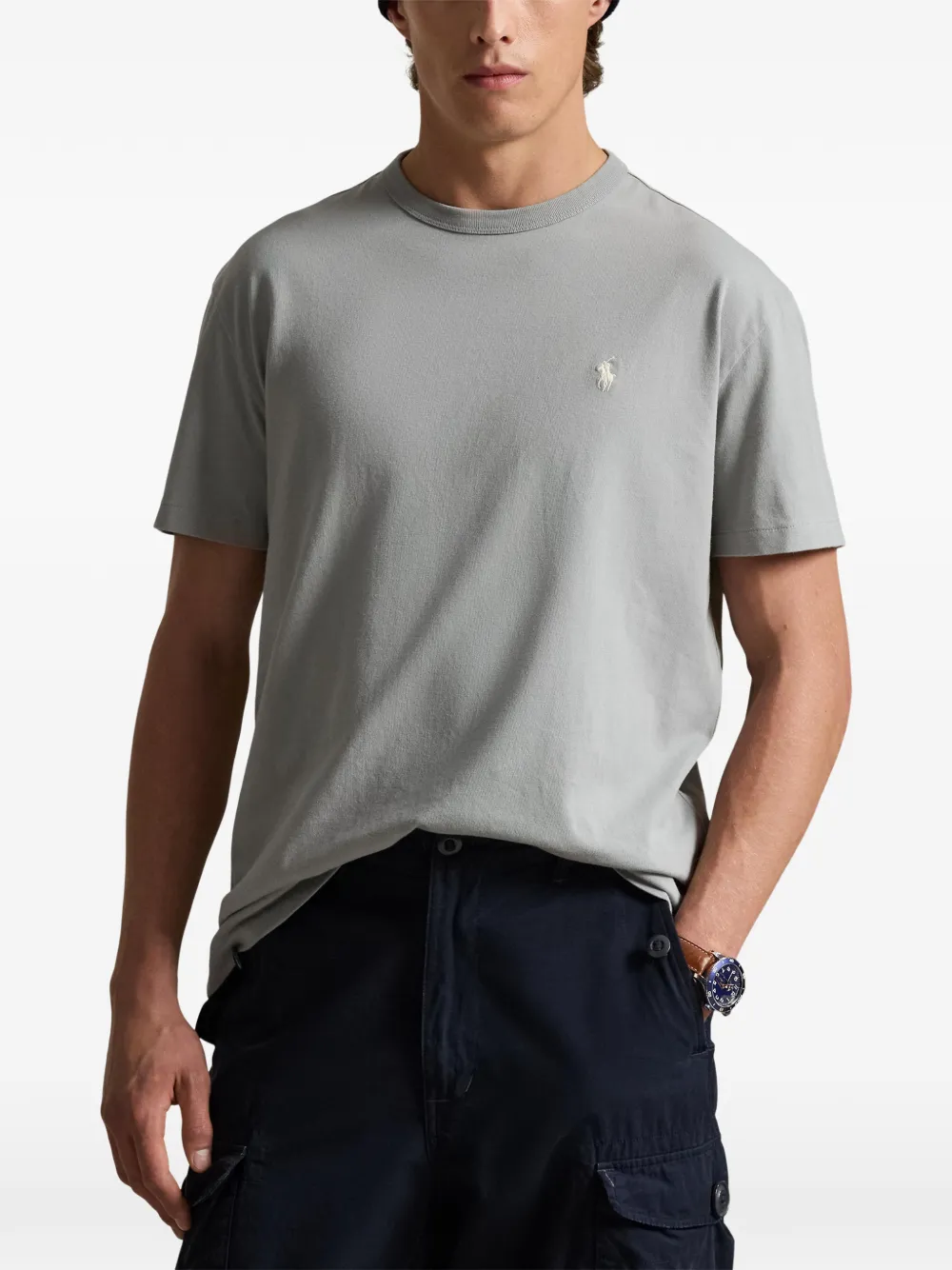 Футболка с короткими рукавами Polo Ralph Lauren, серый — фото 3
