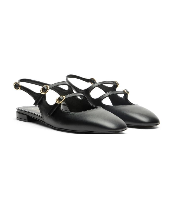 Туфли Мэри Джейн с пяткой на пятке Stuart Weitzman, черный — фото 2
