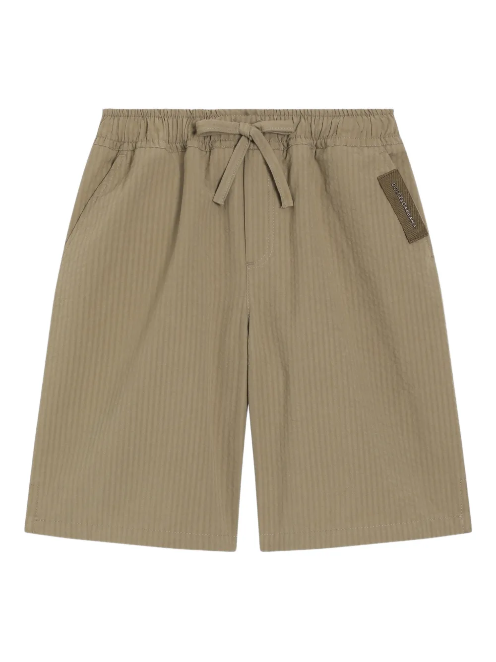 

Шорты в полоску Dolce & Gabbana Kids, бежевый