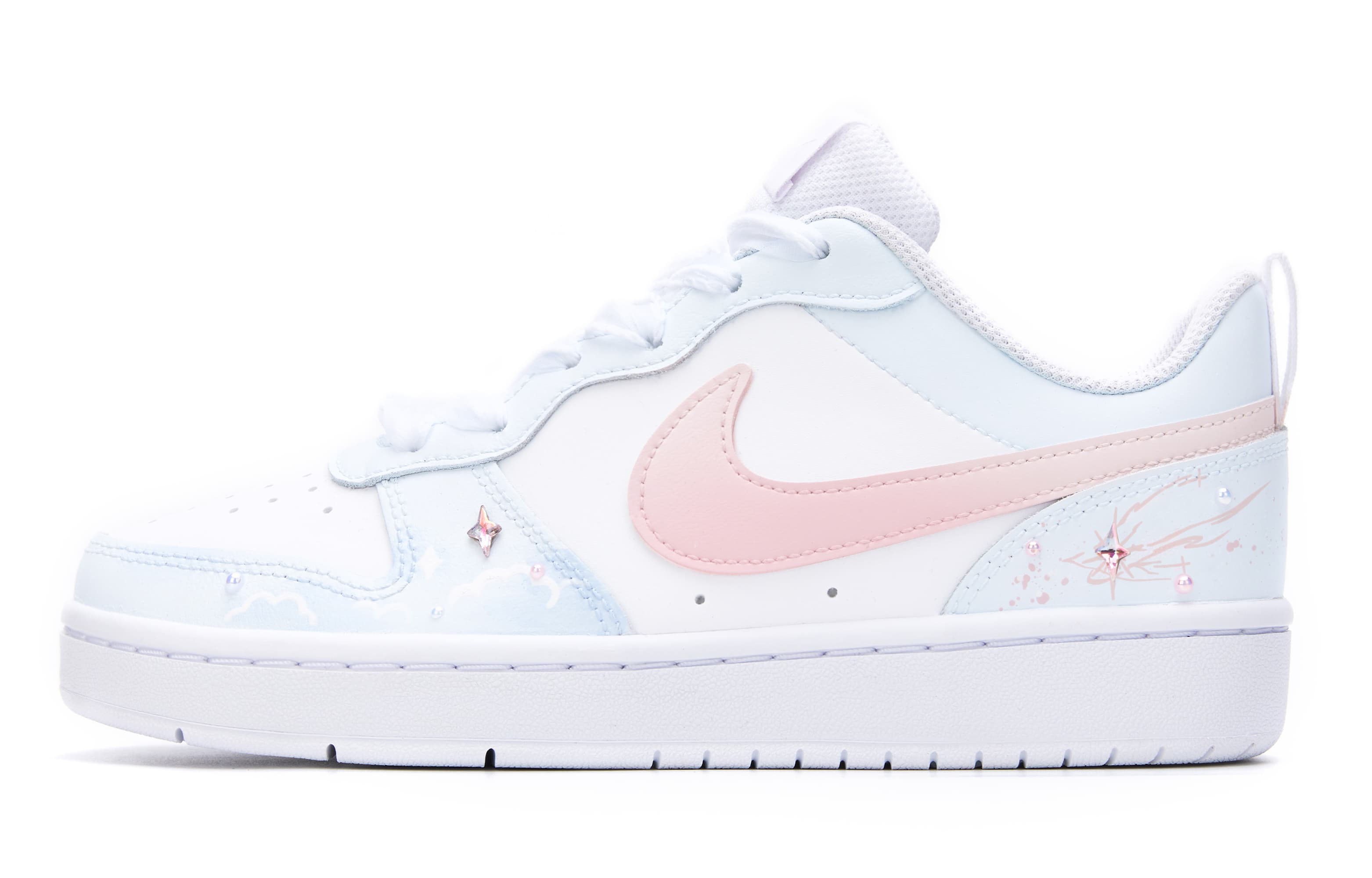 

Детские скейтерские кроссовки Court Borough для младших школьников Nike, синий