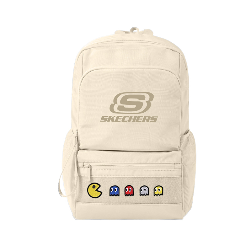 

Skechers Тканевый рюкзак унисекс разноцветный, Gift Included (Light Sand Yellow+Pac-Man Hook-and-Loop 5 Pcs)