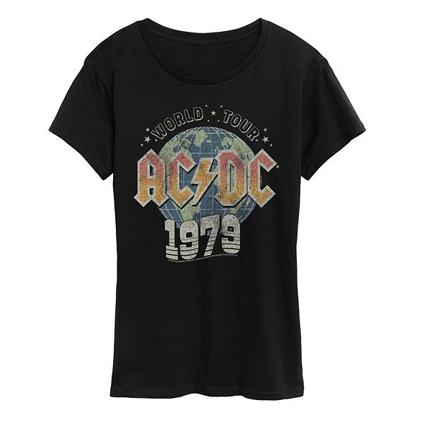 

Футболка женская acdc world tour 1979 с принтом Licensed Character, Black, Черный, Футболка женская acdc world tour 1979 с принтом Licensed Character, Black